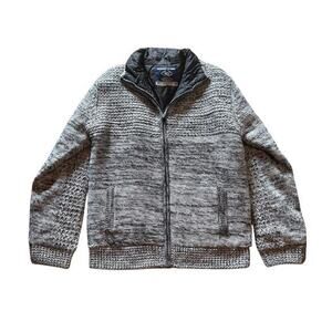 Men's Gray Amongst Others Quilted knit jacket